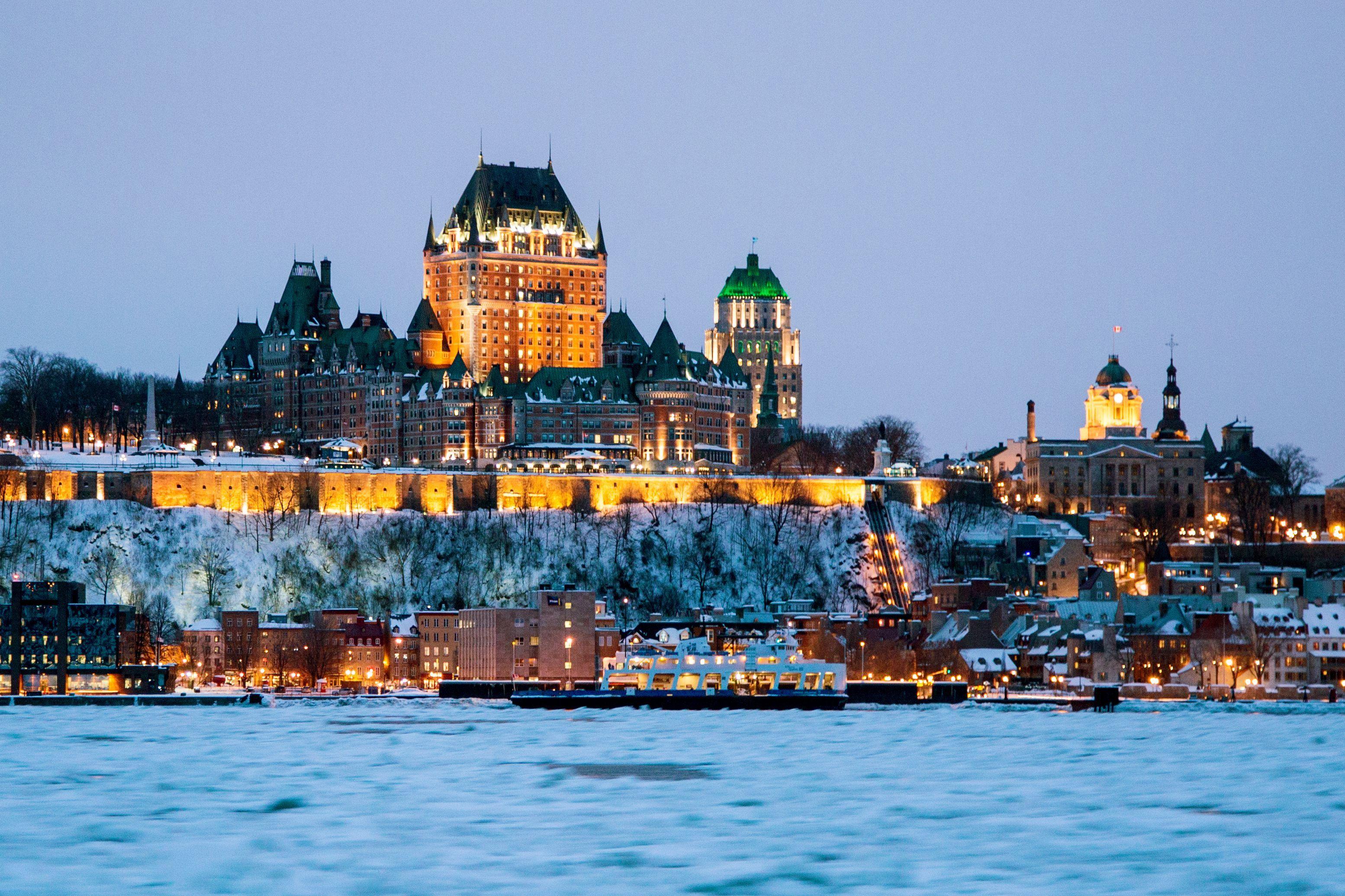 【携程攻略】景点,费尔蒙芳提娜城堡酒店Fairmont Le Chateau Frontenac，是魁北克城的…