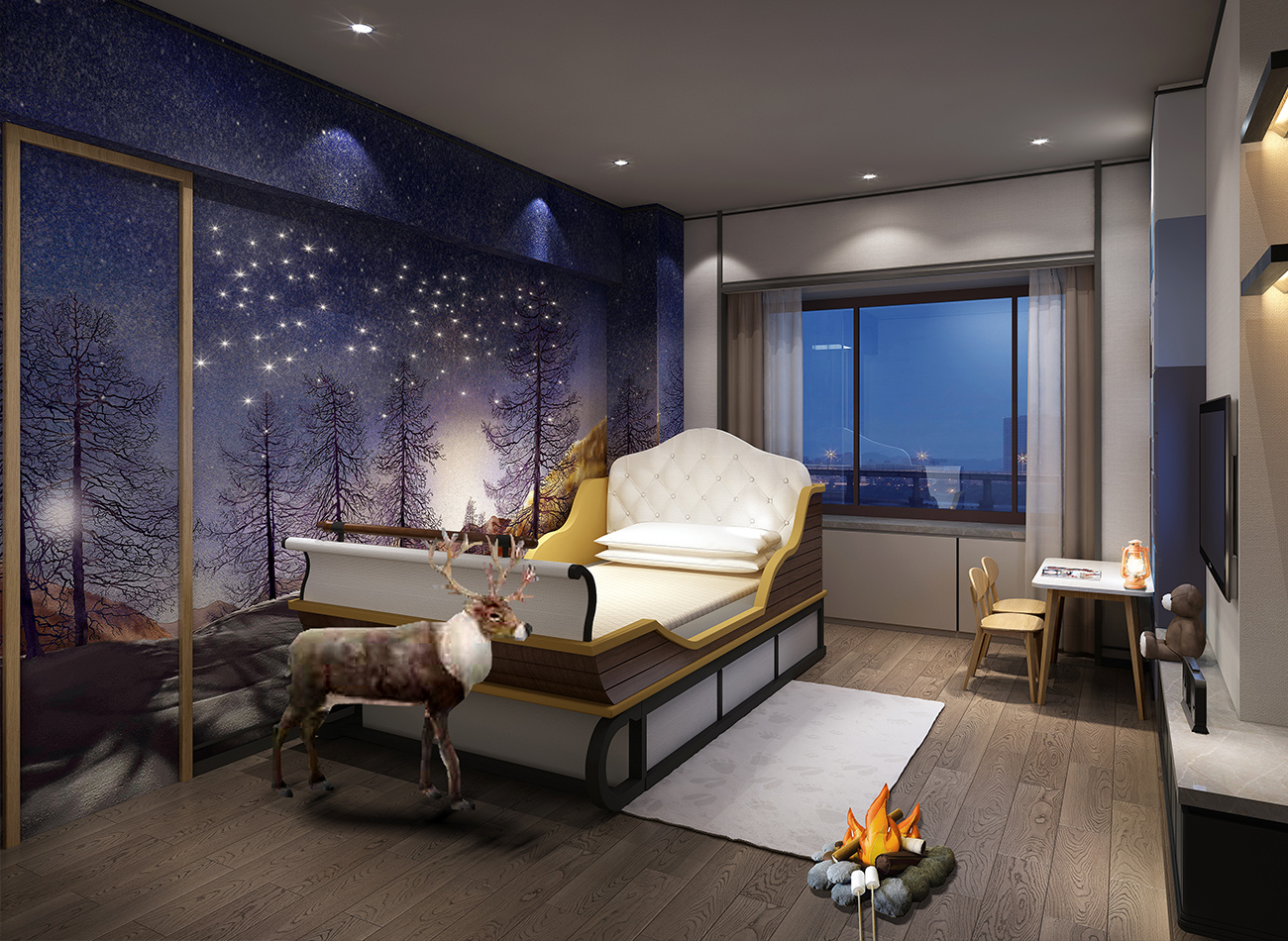哈尔滨松北香格里拉大酒店预订及价格查询,Songbei Shangri La Harbin_八大洲旅游